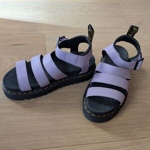 Dr. Martens Purple Sandals